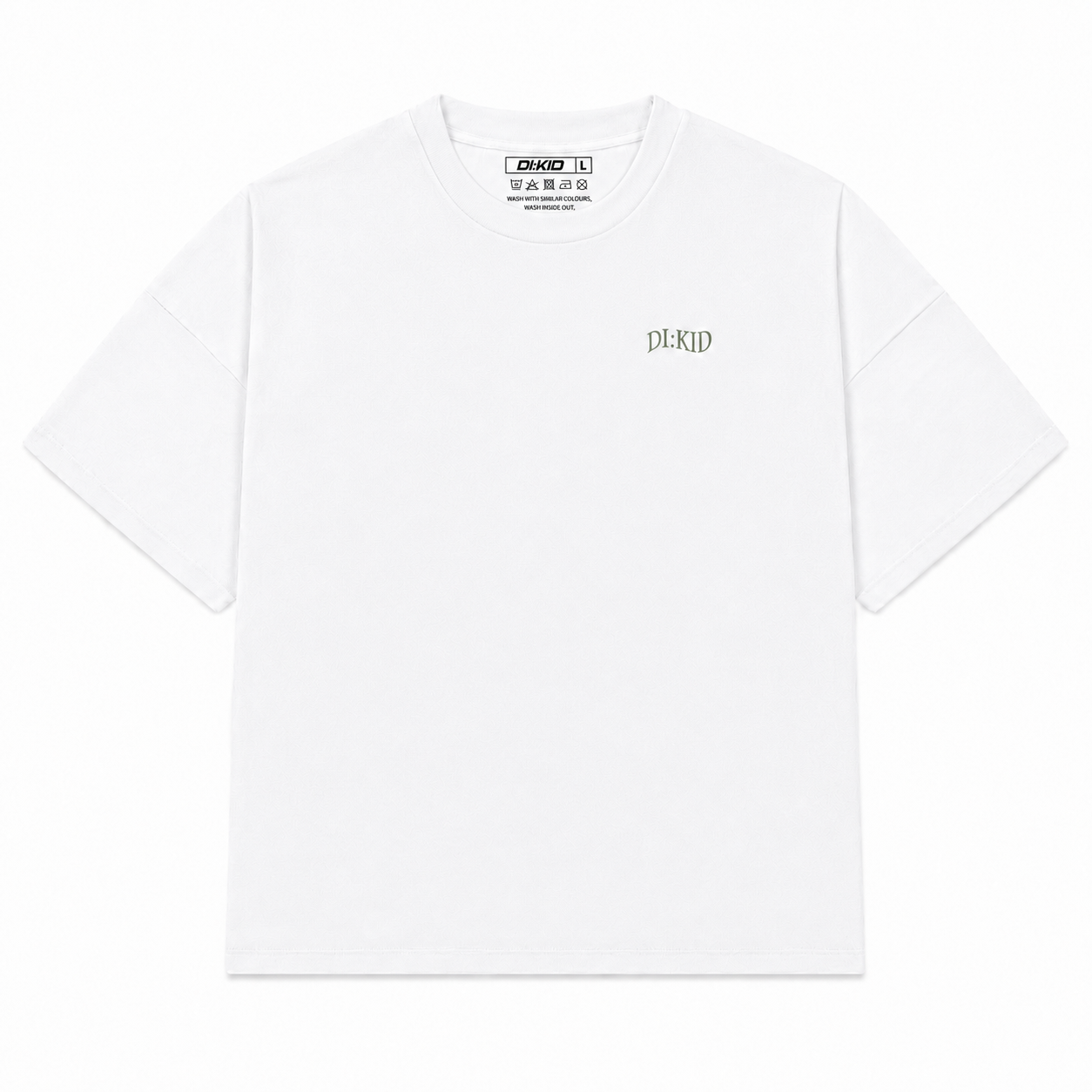 Unbothered Since Day 1 White Tee — Front
